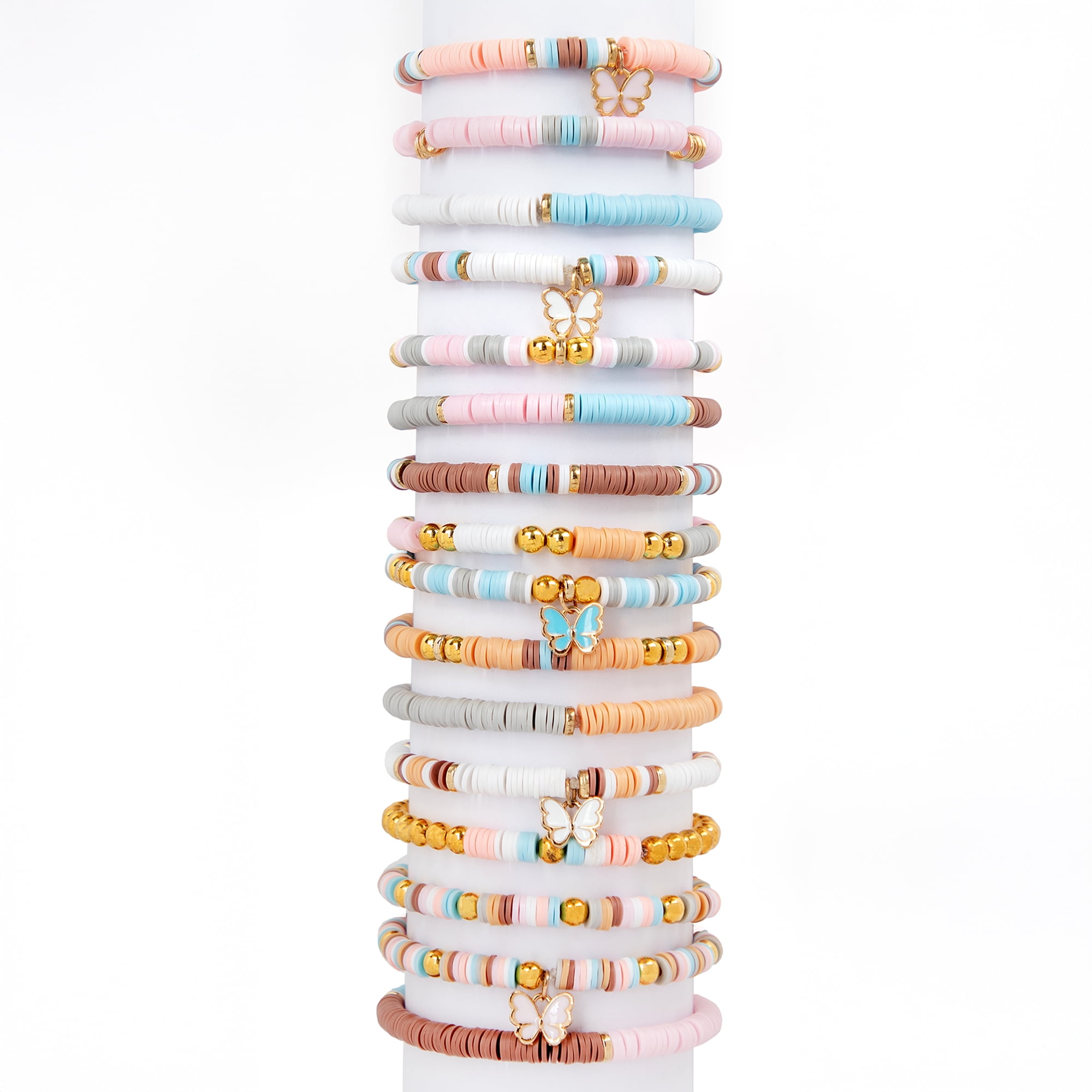 Cousin DIY Jewelry Making Kit with Colorful Heishi Beads and Charms