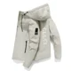thumbnail image 3 of Ropa de hombre de primavera y otoño Chaqueta con capucha informal de calidad a prueba de viento con cremallera Chaqueta informal para deportes al aire libre y senderismo, 3 of 5