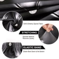 thumbnail image 4 of Unique Bargains Stretch Polyester Dining Chair Covers Set of 6, Dark Gray, 4 of 7