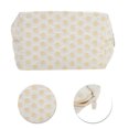 thumbnail image 4 of Organizador de bolsa de tocador rectangular octagonal ligera de 1 pieza para viaje blanco amarillo de poliéster, 4 of 5