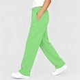 thumbnail image 5 of StSilkitty Palazzo Casual Pants for Girls Solid Color High Waist Elastic Flowy Wide Leg Pants with Pockets Lightweight Soft Trousers, 5 of 8