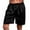 Black, variant on Wancir Mulberry Silk Shorts for Men, Silk Boxers Sleepwear, Relaxed Fitness Wear, Front Pockets, Elastic Waist