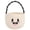 White Cute Boo, variant on YOYTOO 3.6L Cute Halloween Basket for Kids, Cotton Rope Pumpkin Candy Basket with Handle, Halloween Party Decorations, Trick or Treat Basket Bins, Orange