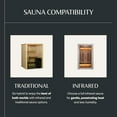 thumbnail image 3 of 15 Minute Sand Timer for Sauna, Luxury Home Sauna Accessory in Spruce Handmade in The USA, Traditional & Infrared Sauna Accessories, Sauna Essential with 5 Minute Increments, 3 of 10