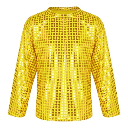 

Toddler Girls Boys Casual Sequin Glitter Party Carnival Gown Long Sleeves Top Short Sleeve Shirts Girls Girls Size 6 18mo Girl Long Sleeve Fitted Shirt Girls Tee Shirt 2t Long Sleeve Tops Girl Long
