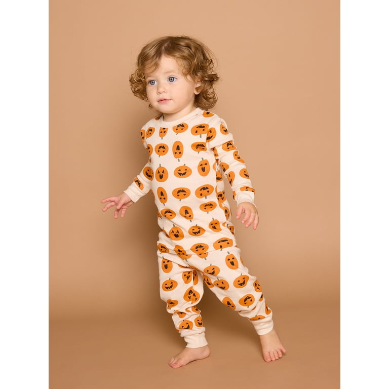 Little Star Organic Toddler Unisex Halloween Pajama Set 2 Piece Sizes 12M 5T Walmart