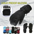 thumbnail image 2 of XMMSWDLA Kids Gloves For Winter Gloves For Boys Girls Ski Snow Mittens Anti-Slip Cold Weather Gloves, Suitable For Kids Between 6-102years Old Kids Winter Gloves Red, 2 of 3