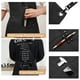 thumbnail image 2 of Delantal de lona resistente de estilo coreano con bolsillos unisex, 2 of 4
