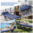 thumbnail image 3 of Fenbeli 2 Pack Camping Cot with Mattress Heavy Duty Folding Cot Bed for Adults, Blue, 3 of 8