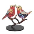 thumbnail image 1 of Pájaro en Rama Artesanía Vidrieras Pájaros Animal Plano decoración decorativa Acrílico Adornos Creativos Acrílico al Aire Libre para Almacenamiento de vino Estatuas, 1 of 7