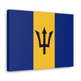 thumbnail image 3 of Barbados Country Flag Canvas Vibrant Wall Art Unframed Home Decor, 3 of 13
