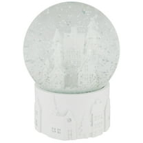 Northlight Musical Church Village Christmas Snow Globe - 5.5" - White