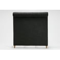 thumbnail image 5 of Manhattan Comfort Empire Fabric Upholstered Queen Bed Frame in Charcoal, 5 of 6