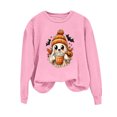 thumbnail image 6 of Aboser Womens Halloween Graphic Pullover Sweatshirt Cute Pumpkin Shirts Chic Clothes Soft Long Sleeve Crewneck Sweatshirts, 6 of 6