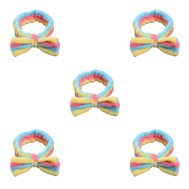 Minnieouse Diademas Lazo Nudo Estiramiento Suavidad Adornos de franela Accesorios para el cabello Diadema para de cara Sporting iris raya Type2 NO2 Minnieouse CBP376850