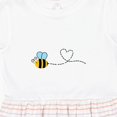 thumbnail image 4 of Inktastic Cute Flying Bumble Bee Girls Toddler Dress, 4 of 5