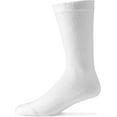 thumbnail image 3 of MDR Diabetic Socks Crew Length for Men and Women with Full Sole 12 Pairs Non-Binding Wide Top Comfort & Support (13-15, White), 3 of 9