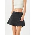 thumbnail image 6 of Female High Waist Denim Skorts Skirt Shorts Dark Gray XL, 6 of 8