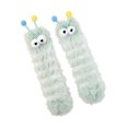 thumbnail image 3 of Fabrcox Funny Cartoon Big Eyes Monster Slipper Socks, Thick Warm Winter Indoor Floor Socks, Cozy Casual Loungewear Socks for Sleep (Mint Green), 3 of 8