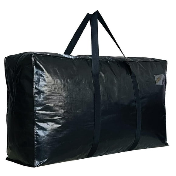 Bolsa de almacenamiento DoYike extra grande XXL Jumbo 107 L con cremallera negra