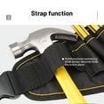 thumbnail image 6 of Gnmfd Heavy Duty Tool Belt with Quick Release Buckle Adjustable Utility Work Apron with Multiple Pockets Detachable Tool Pouch for Electrician Carpenter Construction, 6 of 7