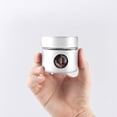thumbnail image 2 of ABPETE Coffee Canister Travel Jar, Mini Airtight Stainless Steel and Glass Food Storage Container Great for Coffee Bean and Coffee Grounds- White, 1.4 OZ, 2 of 10