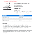 thumbnail image 2 of Front Tie Rod Set - Compatible with 2006 Hummer H3, 2 of 2