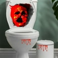 thumbnail image 1 of PEONAVET Wall Sticker Halloween Horror Human Face Handprint Decoration Wall Sticker, 1 of 7