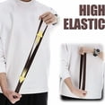 thumbnail image 1 of 1 Ensemble Ceinture Élastique pour Enfants Garçons Boucle Réglable Ceinture Extensible Réutilisable Lavable Jeans Accessoires Vêtements Crème Blanc, 1 of 1