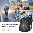 thumbnail image 6 of Balery A Web With A Spider Backpack for Men and Women - Durable 600D Oxford Cloth -Large Capacity, Water-Resistant School, Travel, and Hiking Bag, 6 of 7
