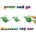 thumbnail image 3 of Paquete de 4 juguetes de dinosaurio Press And Go, coches de dinosaurio, juguetes de cuerda para niños, niñas, niños pequeños, cestas de Pascua, regalos, rellenos de huevos de Pascu, 3 of 5