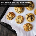 thumbnail image 3 of 100Pcs Paper Pastry Wrappers Anti-oil Wrapping Papers Packaging Papers, 3 of 8