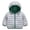 Gray, variant on Girls Zip Up Puffer Jackets Long Sleeve Casual Cute Lightweight Quilted Packable Hooded Winter Warm Coat Black 6