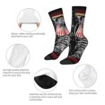 thumbnail image 3 of KLL Veterans Day1 Print Cool Socks Men's Women's Crew Socks Funny Crazy Novelty Stockings, 3 of 6