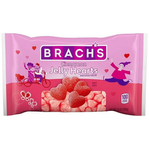 Brach's Jelly Hearts Cinnamon 12.0 oz Pack of 2