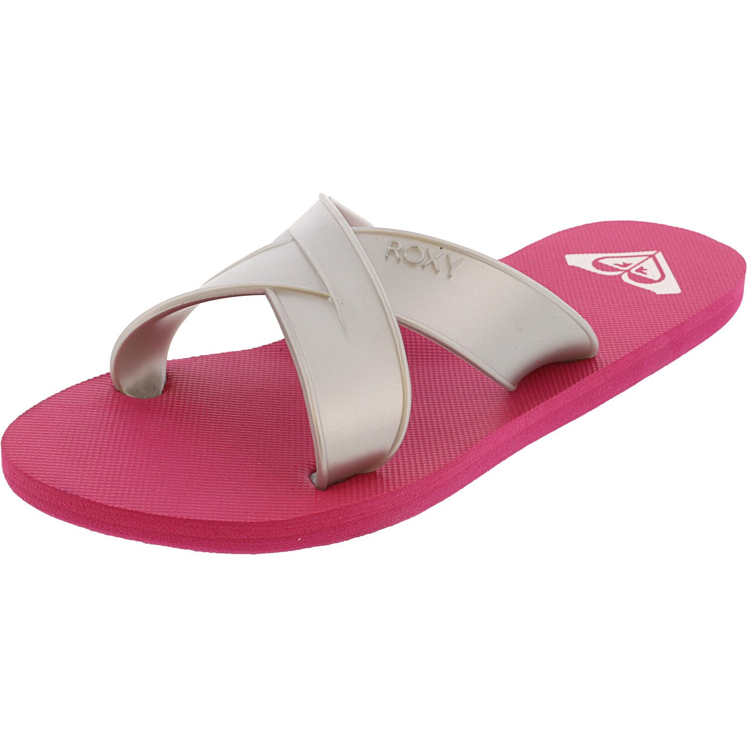 pink rubber sandals
