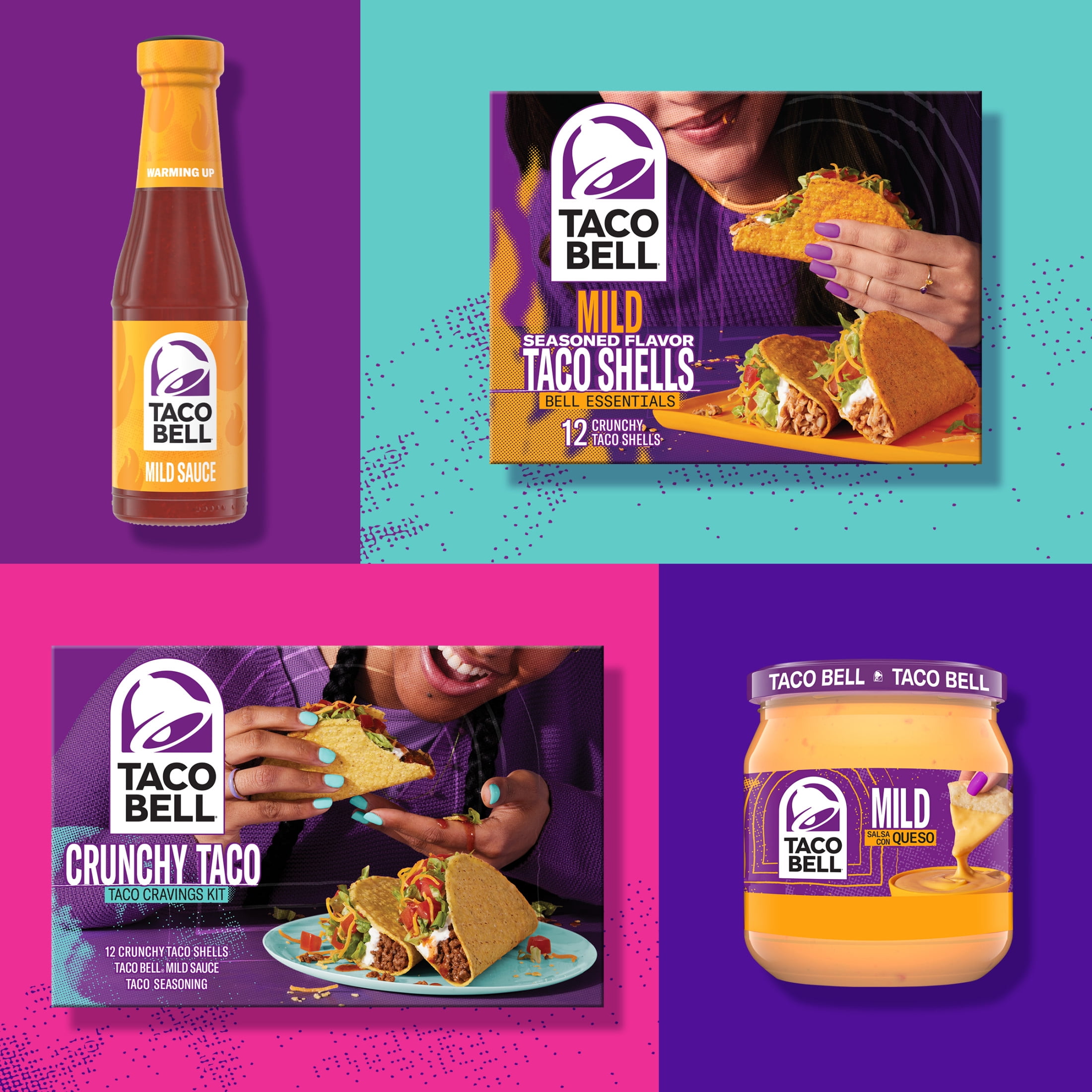 Taco Bell Mild Salsa Con Queso Mild Cheese Dip, 15 oz Jar, Shelf-Stable