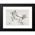 thumbnail image 2 of Marian Kopf 14x11 Black Modern Framed Museum Art Print Titled - Flated Horse (1953), 2 of 5