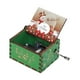 thumbnail image 2 of Mini Caja de Música de Madera con Mecanismo de Manivela Decorada con Grabados Únicos Función Portátil para Navidad Apto para Regalo Colección Cumpleañ, 2 of 8