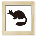 thumbnail image 1 of Marta animal negro descripción Pantalla de escritorio de pared de fotograma cuadrado, 1 of 4