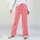 thumbnail image 4 of WILLBEST Pantalones Casuales para Mujer, Anchos, Largos, con Cordón, Cintura Elástica, Pantalones Casuales de Pierna Lisa para Mayor Comodidad y Estilo. Mediana, 4 of 6