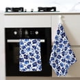 thumbnail image 4 of Sikiie Blue Roses Waffle Weave Kitchen Dish Cloth,Super Absorbent Kitchen Dish Towels 16*26 Inches for Dish Rags Washing Dishes, Drying Dishes, 4 of 7