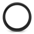thumbnail image 2 of Chisel Stainless Steel Polished Black IP-plated with Blue Star Sandstone Inlay 8mm Band, 2 of 3