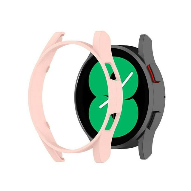 kurtrusly Watch Protective Case Smartwatch PC Hard Protection Skin Bumper Screen Protector Cover Replacement for Galaxy Watch4 40mm/44mm Pink (40mm)