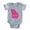 Heather Gray, variant on CafePress - Georgia - Cute Infant Baby Football Bodysuit