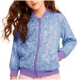 thumbnail image 2 of Chaquetas y abrigos casuales de manga larga sin capucha para niños, de invierno, de color liso, de manga larga sin capucha, chaquetas casuales con lentejuelas, chaqueta informal para niñas, parte supe, 2 of 7