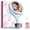 Blue, variant on PETGLE Travel Makeup Mirror with Lights, 1X/10X Magnifying Mirror with Phone Stand, 3 Color Lighted Rechargeable Vanity Mirror, 360° Rotatable Tabletop Handhold Hanging Mirror for Travel (Pink)