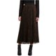 thumbnail image 1 of Falda Maxi DKNY Plisada Mujer Negro Pequeño, 1 of 1
