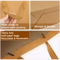 thumbnail image 3 of YUSS Brown Kraft Paper Bags with Handles,7.8x4x11 inches,12 Pack,Thickened Gift Bags for Shopping ,Birthday Party, Small Business, Retail & Wedding, 3 of 7