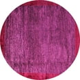 thumbnail image 1 of Ahgly Company Indoor Round Abstract Pink Modern Area Rugs, 5' Round, 1 of 4